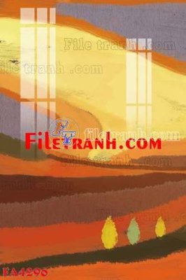 File ảnh File gốc in bộ tranh decor treo tráng gương canvas FA4296 (gốc) in standee