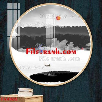 File gốc in ấn File gốc in bộ tranh decor treo tráng gương canvas FA4302 chất lượng vượt trội