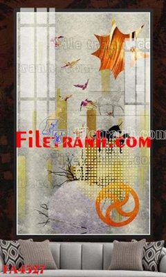 File gốc File gốc in bộ tranh decor treo tráng gương canvas FA4327 (chuẩn CMYK) cho nhà in