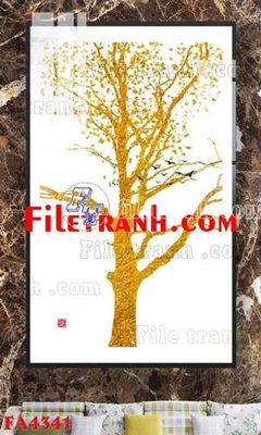 File in trần File gốc in bộ tranh decor treo tráng gương canvas FA4341 (bản gốc) phong cảnh