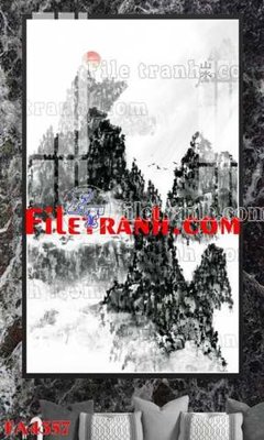 File gốc in mica File gốc in bộ tranh decor treo tráng gương canvas FA4357 chất lượng