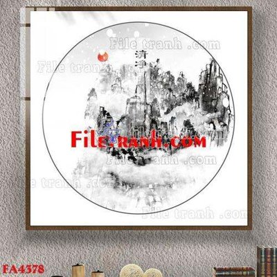 File in ấn chuyên nghiệp File gốc in bộ tranh decor treo tráng gương canvas FA4378 (file gốc)