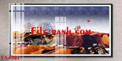 File gốc File gốc in bộ tranh decor treo tráng gương canvas FA4381 (ảnh chi tiết) để in trần