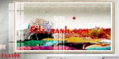 Mua file gốc File gốc in bộ tranh decor treo tráng gương canvas FA4398 (chất lượng) tại Filetranh.com