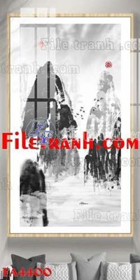 File ảnh File gốc in bộ tranh decor treo tráng gương canvas FA4400 (gốc) in poster