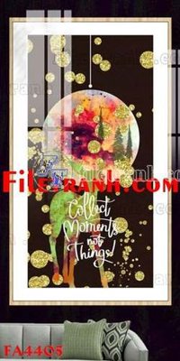File in trần File gốc in bộ tranh decor treo tráng gương canvas FA4405 (bản gốc) phong cảnh