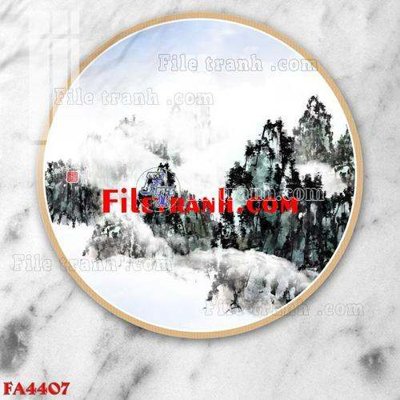 File gốc File gốc in bộ tranh decor treo tráng gương canvas FA4407 (phong cách) châu Âu