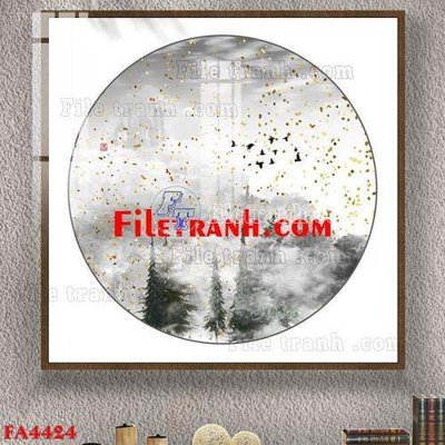 File gốc File gốc in bộ tranh decor treo tráng gương canvas FA4424 (vector) cho in ấn