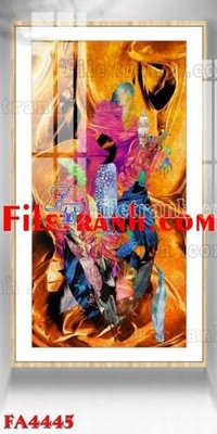 Tải file gốc File gốc in bộ tranh decor treo tráng gương canvas FA4445 dùng cho in ấn