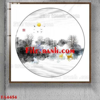 Mua file gốc File gốc in bộ tranh decor treo tráng gương canvas FA4454 (PSD) tại Filetranh.com