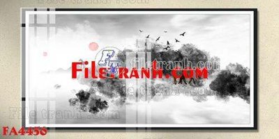 File gốc File gốc in bộ tranh decor treo tráng gương canvas FA4456 (phong cách) cổ điển