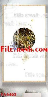 File gốc File gốc in bộ tranh decor treo tráng gương canvas FA4463 (in mica) trang trí