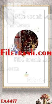 File in lụa File gốc in bộ tranh decor treo tráng gương canvas FA4477 (phong cảnh) File gốc in bộ tranh decor treo tráng gương canvas FA4477