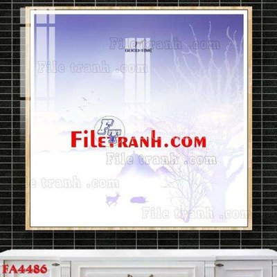 Chi tiết file ảnh File gốc in bộ tranh decor treo tráng gương canvas FA4486 sắc nét