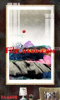 File PSD File gốc in bộ tranh decor treo tráng gương canvas FA4498 (gốc) cho in quảng cáo