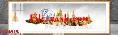 File tranh gốc in trần nhà File gốc in bộ tranh decor treo tráng gương canvas FA4512 3D