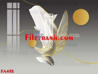 File in trần File gốc in bộ tranh decor treo tráng gương canvas FA452 (bản gốc) bầu trời
