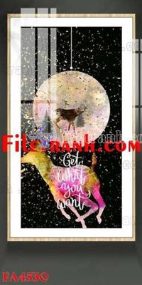File gốc File gốc in bộ tranh decor treo tráng gương canvas FA4530 (ảnh rõ nét) để in