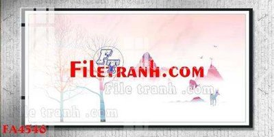 Hình ảnh file gốc in trần nhà File gốc in bộ tranh decor treo tráng gương canvas FA4546
