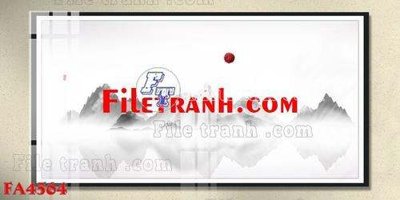 File ảnh File gốc in bộ tranh decor treo tráng gương canvas FA4564 (gốc) in poster