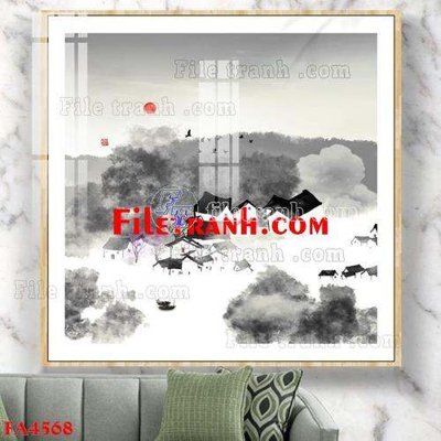 File tranh File gốc in bộ tranh decor treo tráng gương canvas FA4568 (ảnh gốc) sắc nét hoàn hảo