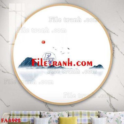 File tranh in tráng gương File gốc in bộ tranh decor treo tráng gương canvas FA4592 (siêu nét)