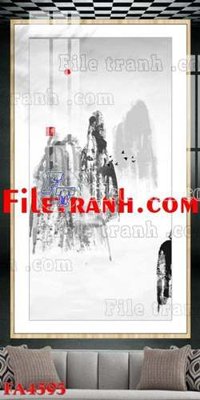 File gốc in tráng gương File gốc in bộ tranh decor treo tráng gương canvas FA4593 chi tiết