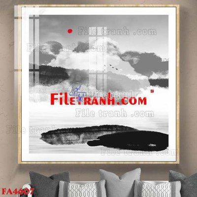 File PSD in ấn File gốc in bộ tranh decor treo tráng gương canvas FA4607 (chất lượng cao)