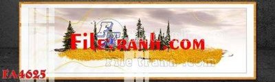 File in trần File gốc in bộ tranh decor treo tráng gương canvas FA4625 (bản gốc) hoa văn