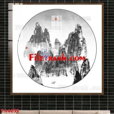 File tranh File gốc in bộ tranh decor treo tráng gương canvas FA4632 (ảnh gốc) in trần nhà