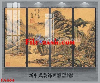 File gốc File gốc in bộ tranh decor treo tráng gương canvas FA464 (ảnh chi tiết) để in trần
