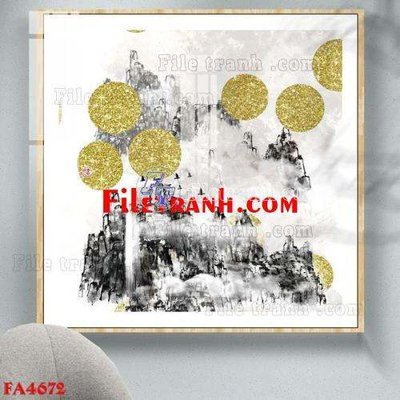 Tải file File gốc in bộ tranh decor treo tráng gương canvas FA4672 (gốc) in ấn ngay lập tức