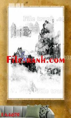 File tranh File gốc in bộ tranh decor treo tráng gương canvas FA4679 (ảnh gốc) cho in ấn kỹ thuật số