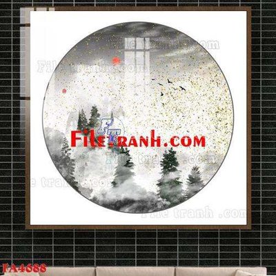 Tải file File gốc in bộ tranh decor treo tráng gương canvas FA4688 (gốc) in nhanh