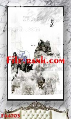 Download file gốc File gốc in bộ tranh decor treo tráng gương canvas FA4703 (in mica) 3D