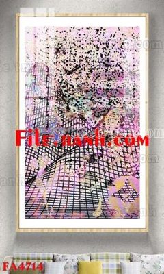 File tranh File gốc in bộ tranh decor treo tráng gương canvas FA4714 (bản gốc) in canvas