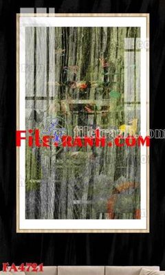 File tranh File gốc in bộ tranh decor treo tráng gương canvas FA4721 (bản gốc) treo phòng ăn