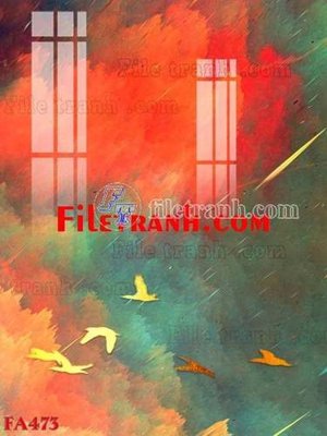 File ảnh File gốc in bộ tranh decor treo tráng gương canvas FA473 (gốc) in poster