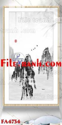 File gốc File gốc in bộ tranh decor treo tráng gương canvas FA4734 (in tráng gương) hiện đại
