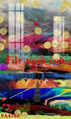 File PSD File gốc in bộ tranh decor treo tráng gương canvas FA4746 (nguyên bản) cho thiết kế