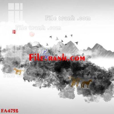 File tranh File gốc in bộ tranh decor treo tráng gương canvas FA4752 (ảnh gốc) in trần 3D