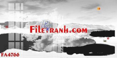 File in ấn chuyên nghiệp File gốc in bộ tranh decor treo tráng gương canvas FA4766 (file gốc)