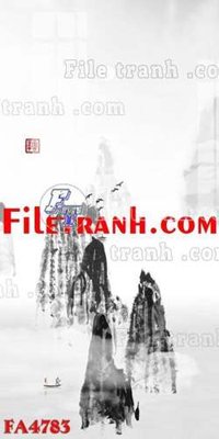 File tranh File gốc in bộ tranh decor treo tráng gương canvas FA4783 (file gốc) chuẩn màu in