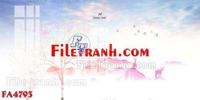 File tranh File gốc in bộ tranh decor treo tráng gương canvas FA4793 (ảnh gốc) không bị mờ