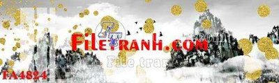 File gốc File gốc in bộ tranh decor treo tráng gương canvas FA4824 (in lụa) tranh thuận buồm