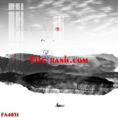 File tranh quảng cáo File gốc in bộ tranh decor treo tráng gương canvas FA4831 (file gốc) chuyên nghiệp