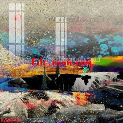 File gốc File gốc in bộ tranh decor treo tráng gương canvas FA4844 (dành cho trang trí nội thất)