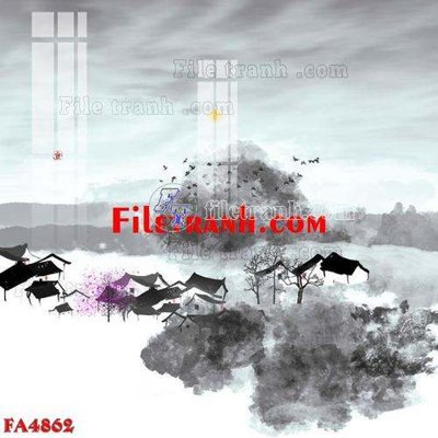 Hình ảnh gốc File gốc in bộ tranh decor treo tráng gương canvas FA4862 (để in khổ lớn)