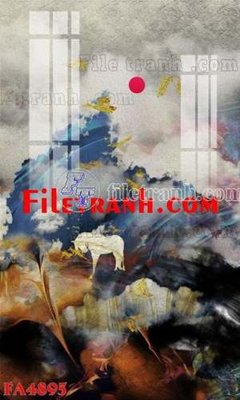 File tranh gốc File gốc in bộ tranh decor treo tráng gương canvas FA4895 (bản quyền) Filetranh.com
