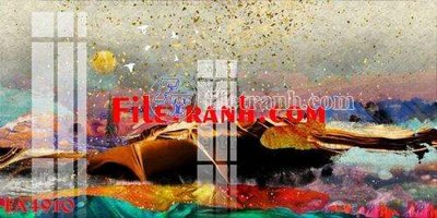 File gốc File gốc in bộ tranh decor treo tráng gương canvas FA4910 (phong cách) tối giản